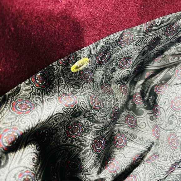 Vintage DonnyBrook 80% Wool Women’s Sz 10 Burgundy Pea Coat - Picture 10 of 12